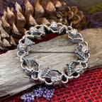 Georgiana Thistle Wreath Brooch