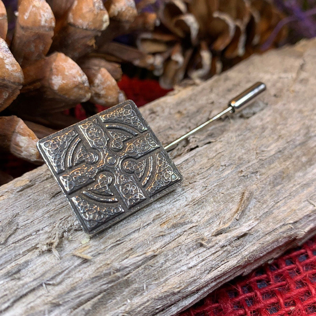 Medieval Celtic Cross Stick Pin