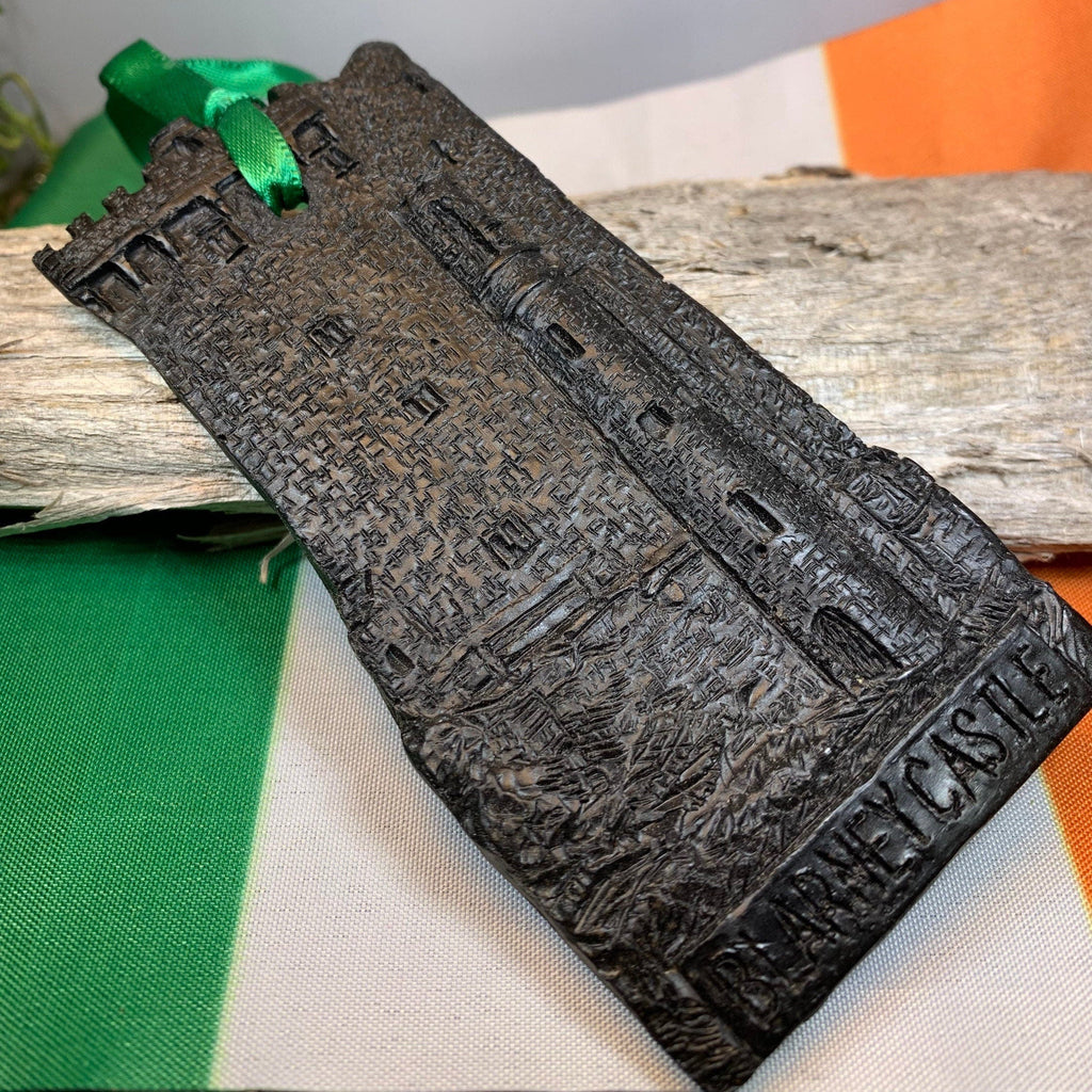 Irish Castle Turf Hanging Ornament