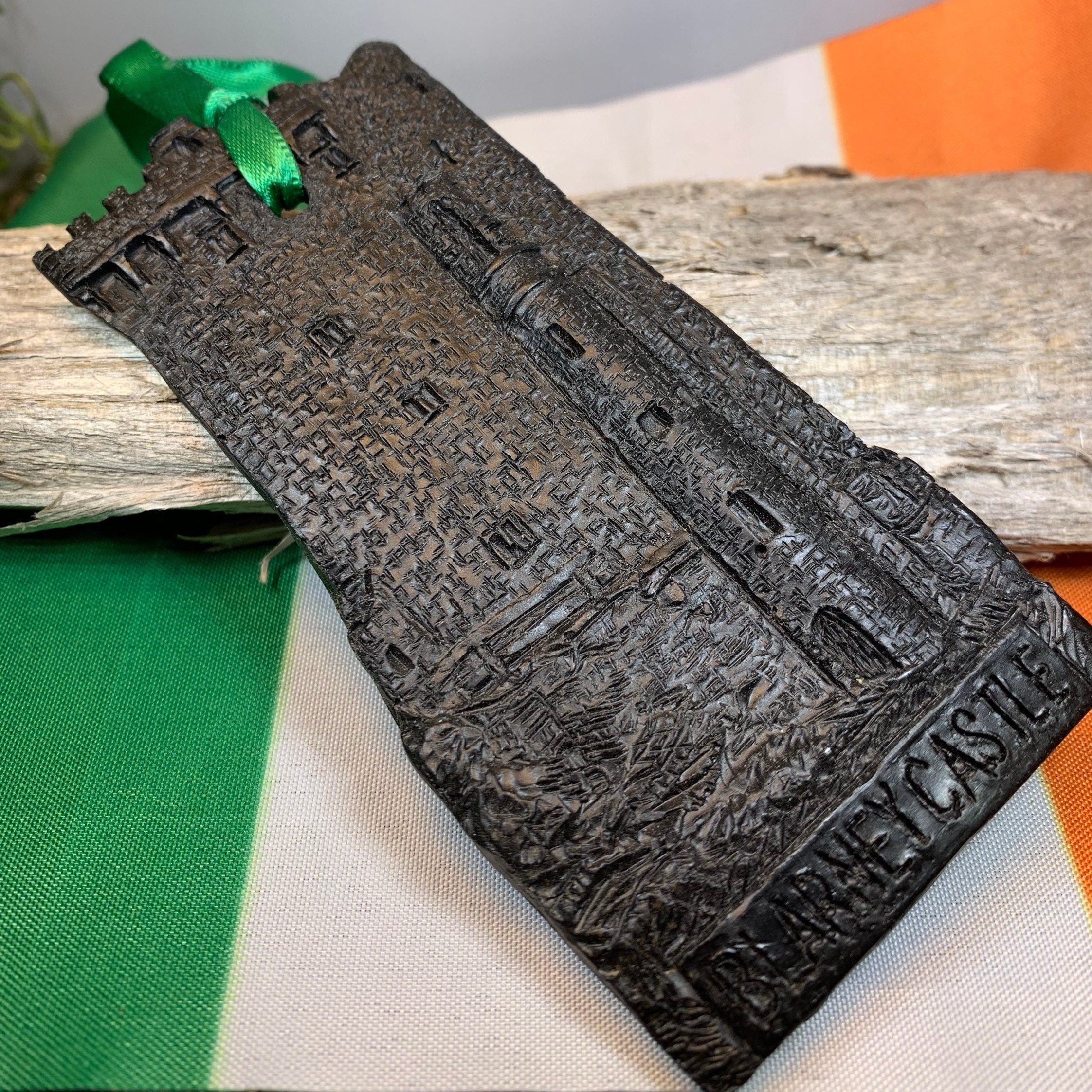 Irish Castle Turf Hanging Ornament