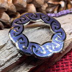 Lenzie Celtic Enamel Brooch