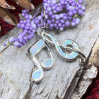 Symphony Opal Music Earrings