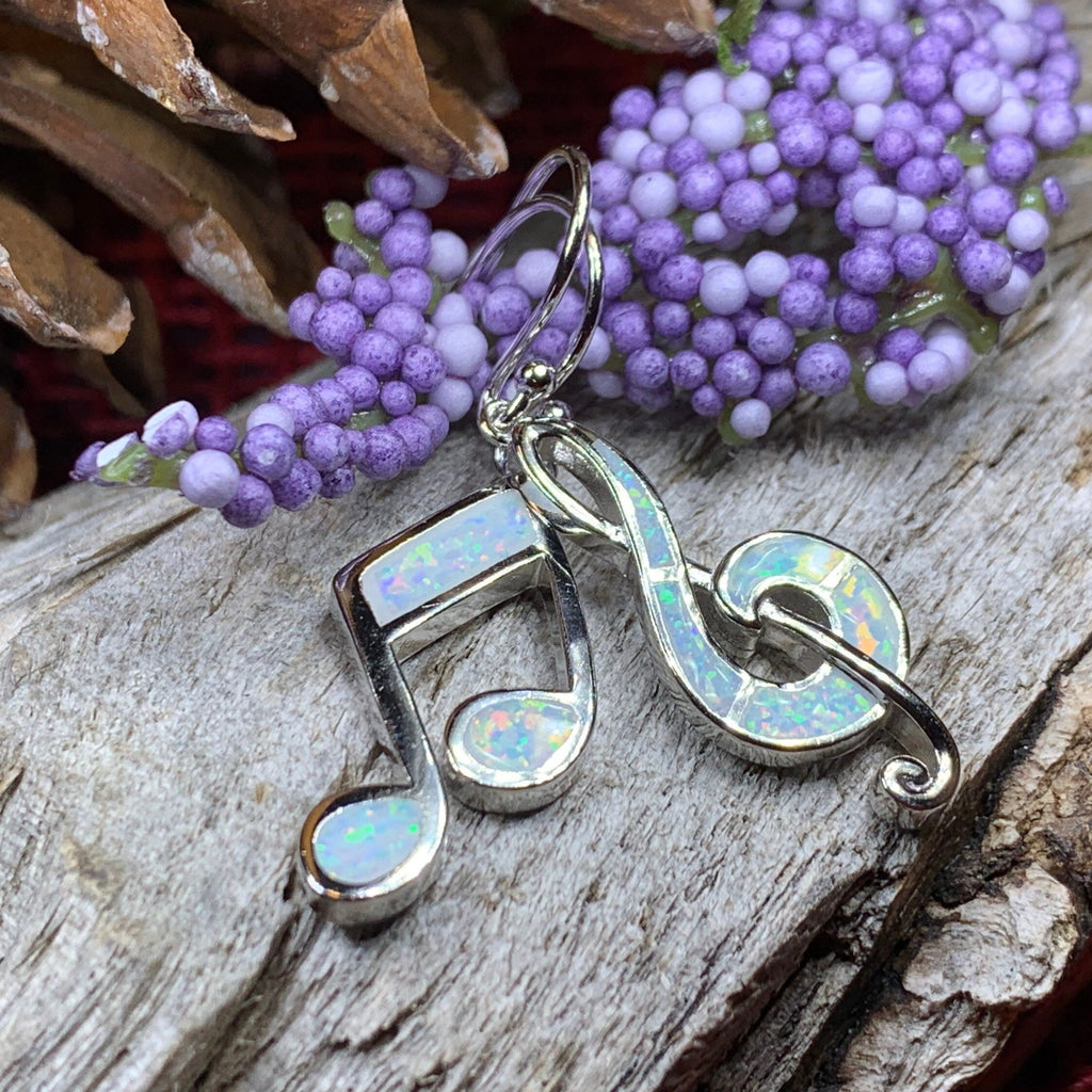 Symphony Opal Music Earrings