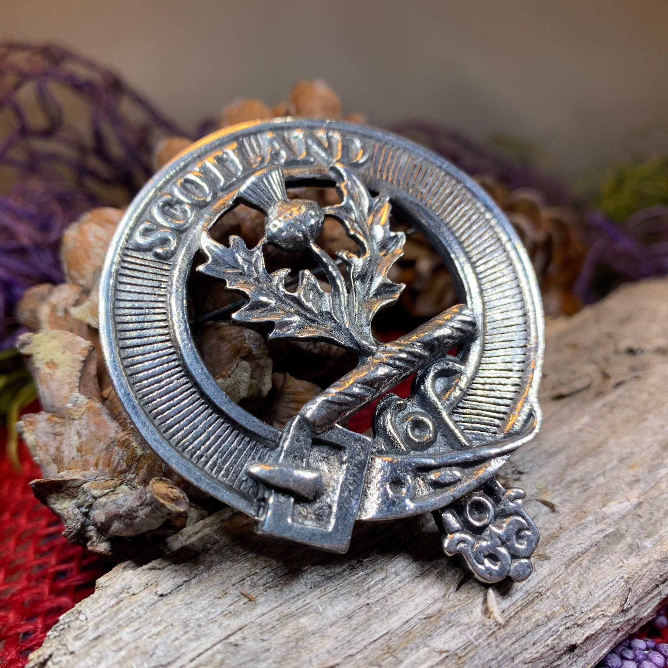Scotland Thistle Brooch
