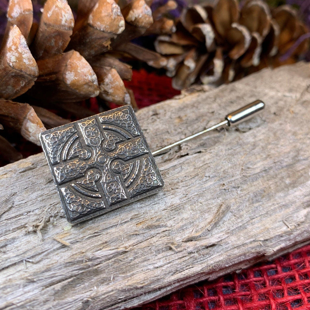 Medieval Celtic Cross Stick Pin