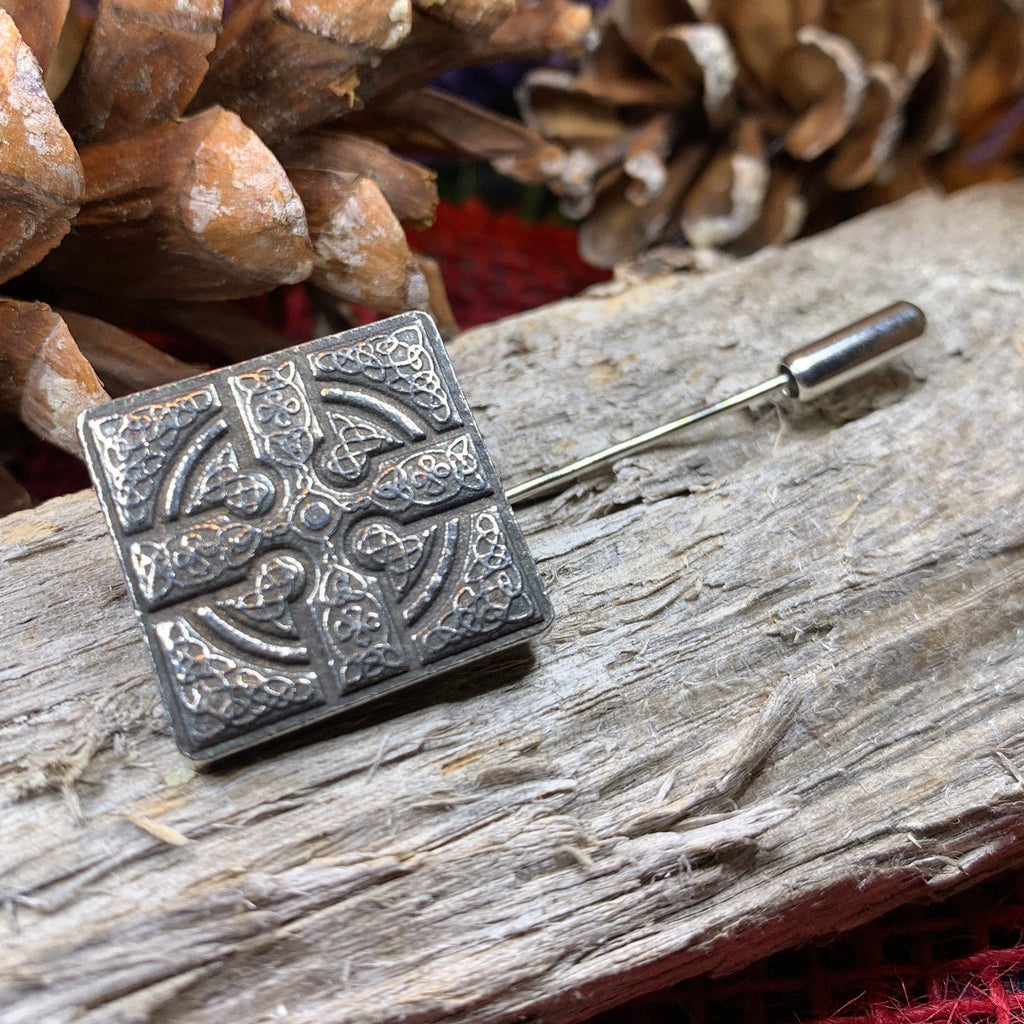 Medieval Celtic Cross Stick Pin
