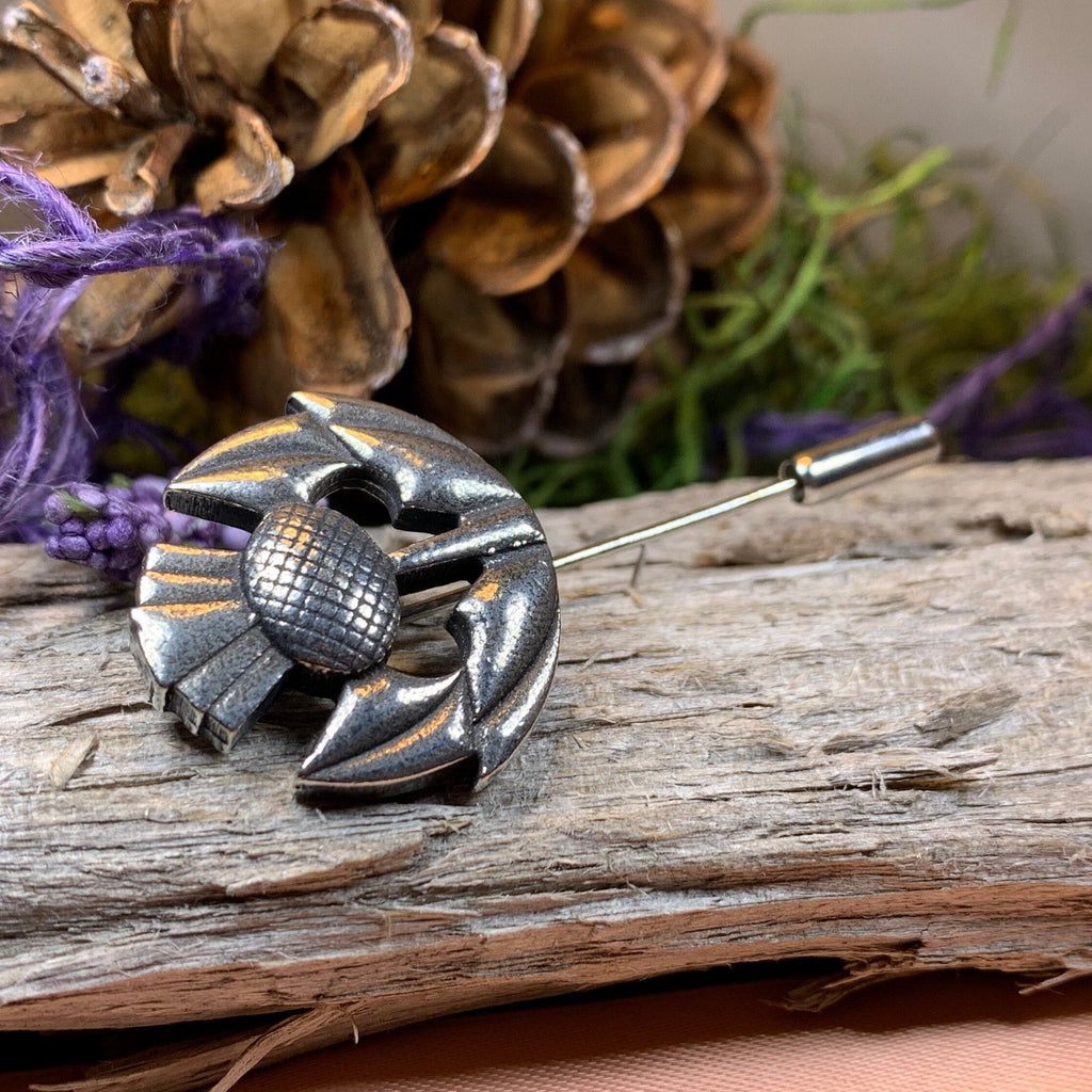 Clyde Thistle Stick Pin
