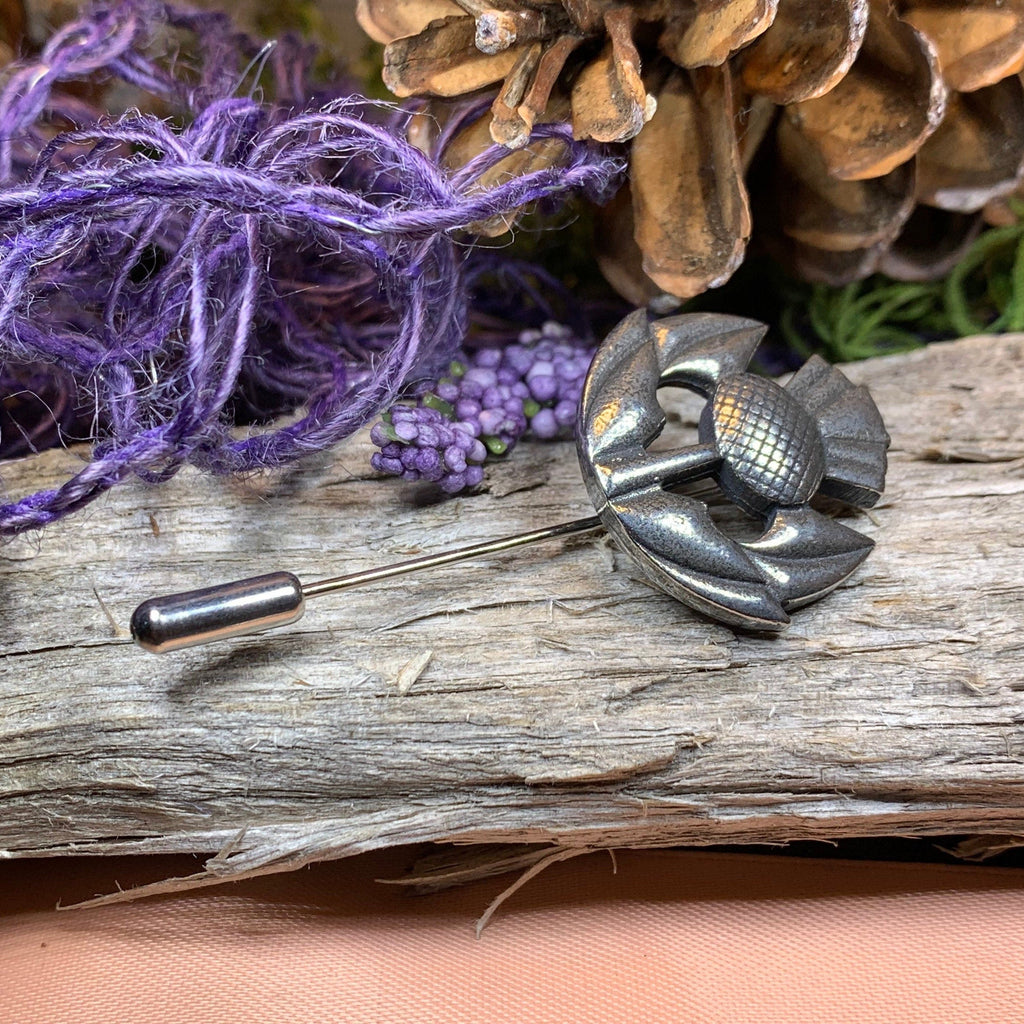 Clyde Thistle Stick Pin