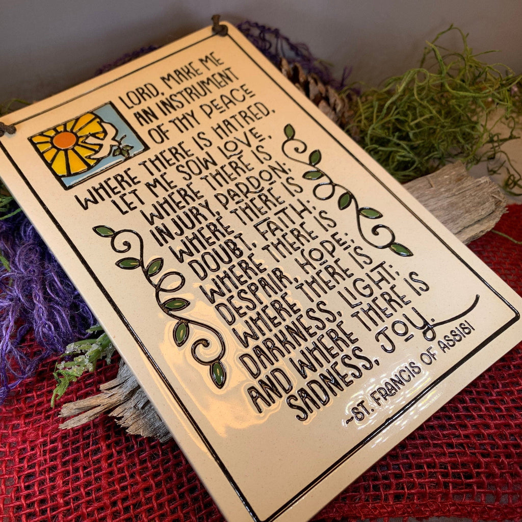 Christian Blessing St. Francis Wall Art