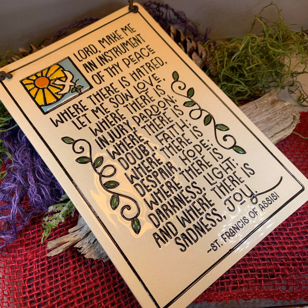 Christian Blessing St. Francis Wall Art