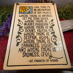 Christian Blessing St. Francis Wall Art