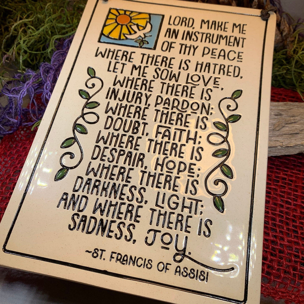 Christian Blessing St. Francis Wall Art