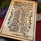 Christian Blessing St. Francis Wall Art