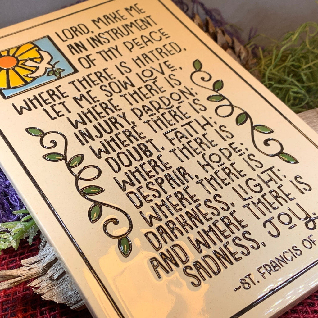 Christian Blessing St. Francis Wall Art