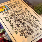 Christian Blessing St. Francis Wall Art