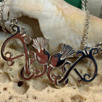 Scottish Meadow Thistle Necklace