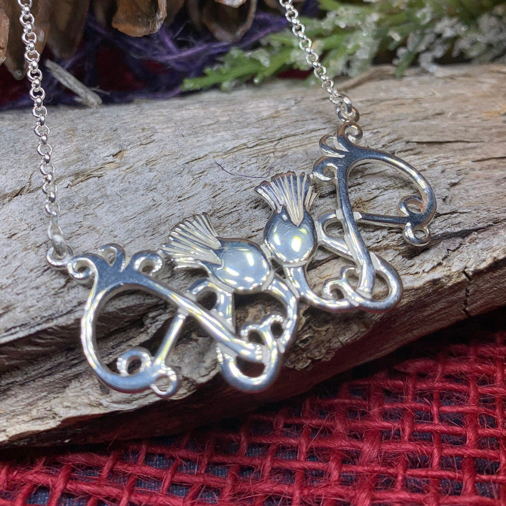 Scottish Meadow Thistle Necklace