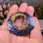 Lenzie Celtic Enamel Brooch