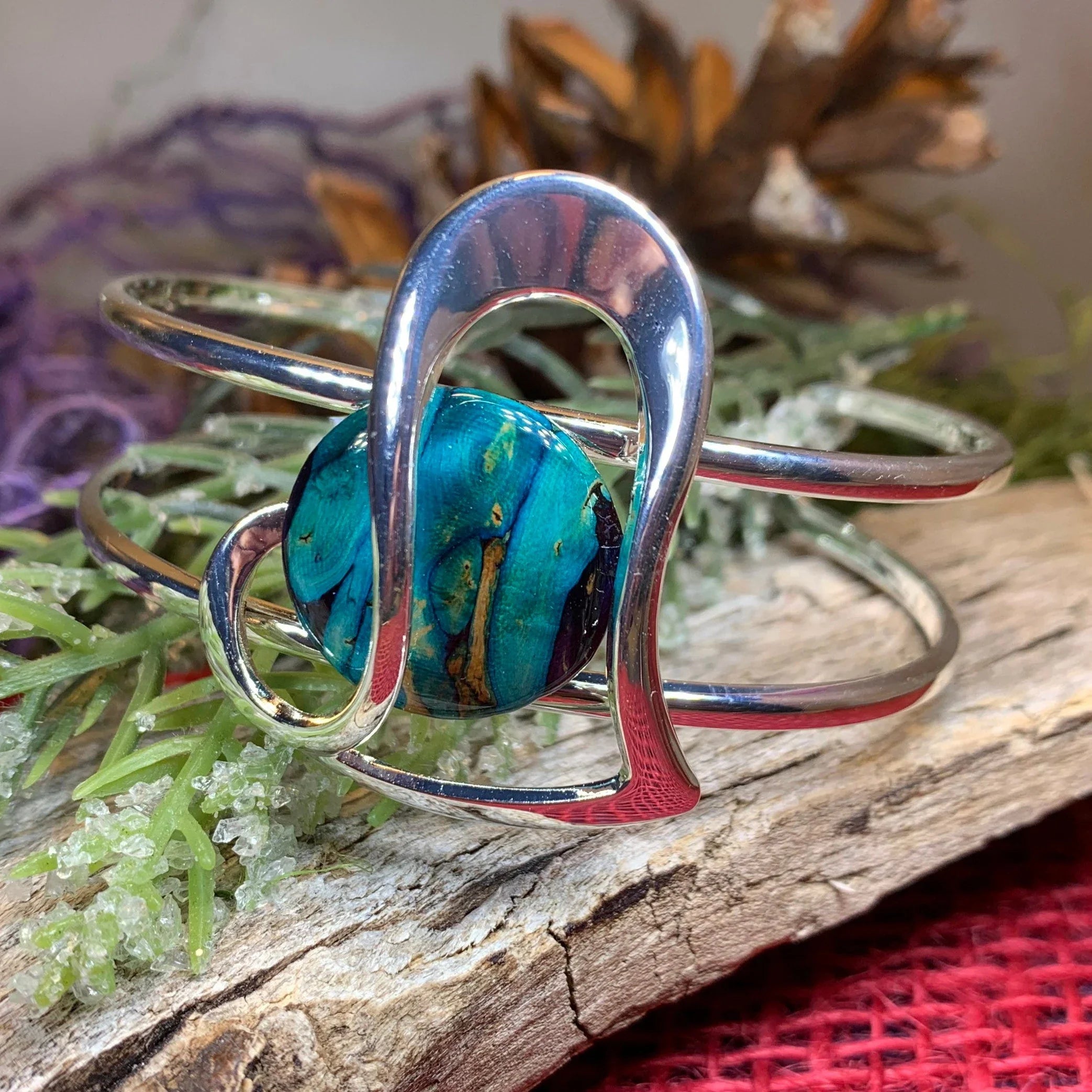 Heathergems Heart Scottish Bracelet