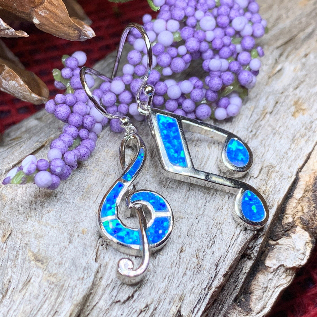 Symphony Opal Music Earrings