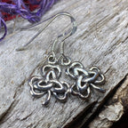 Shamrock Trinity Knot Earrings
