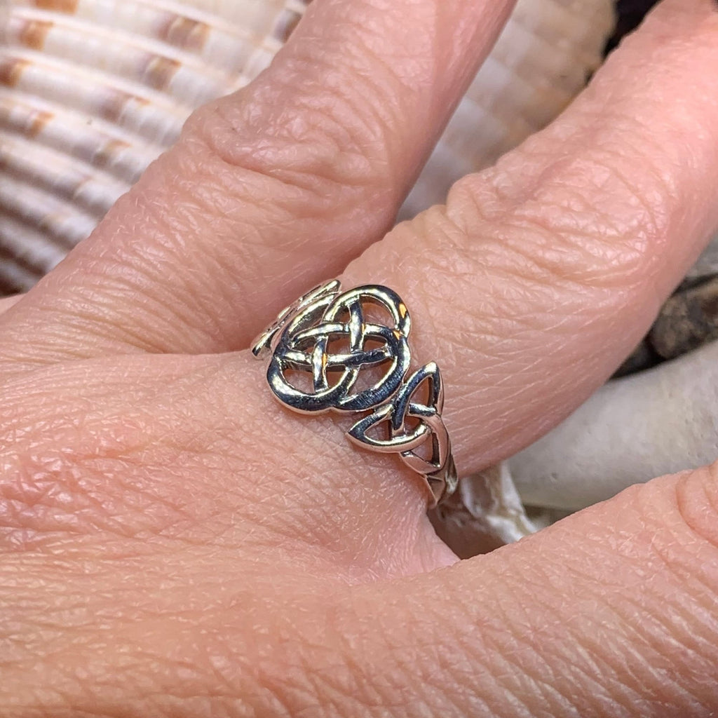 Asha Celtic Dara Knot Ring