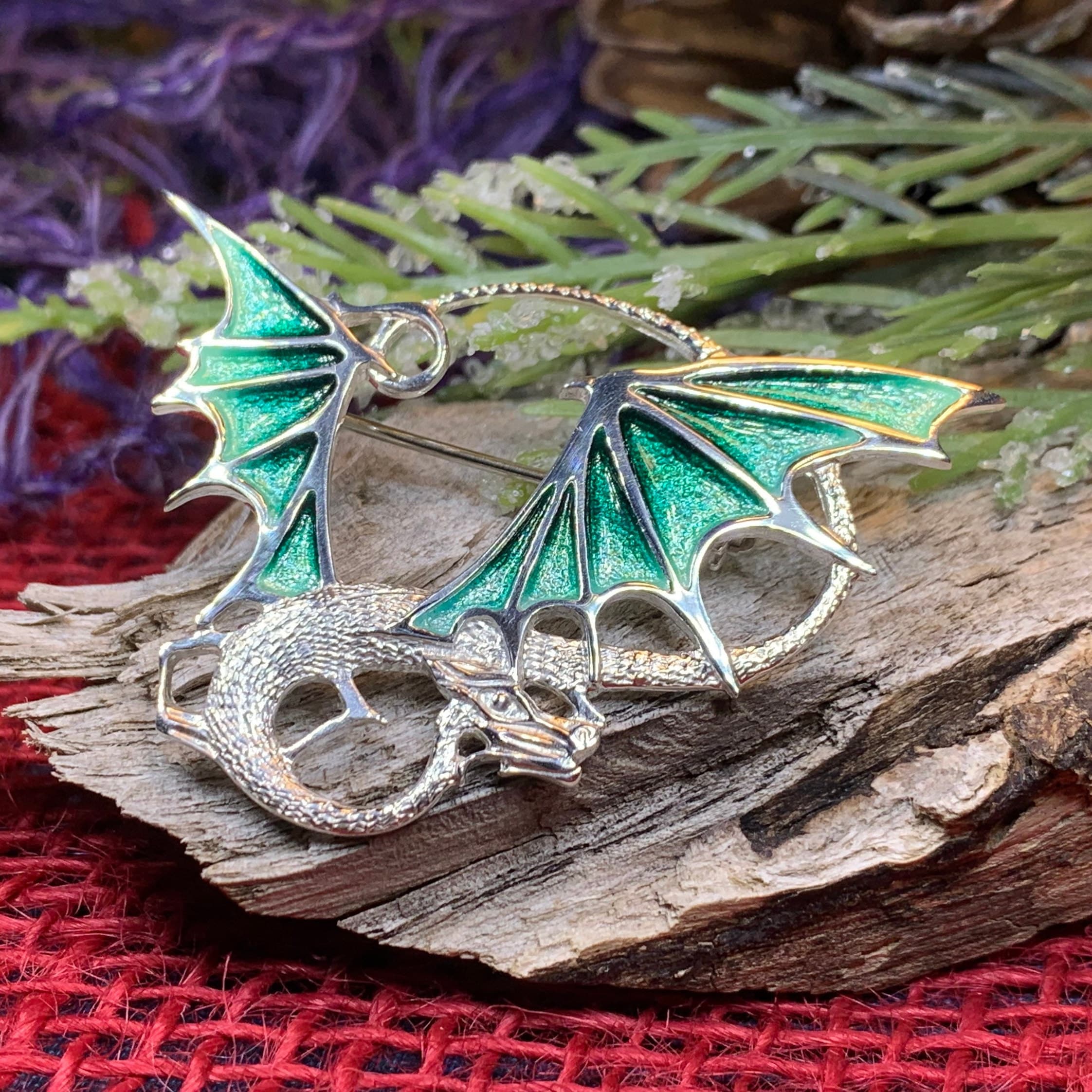 Meadowdancer Dragon Brooch