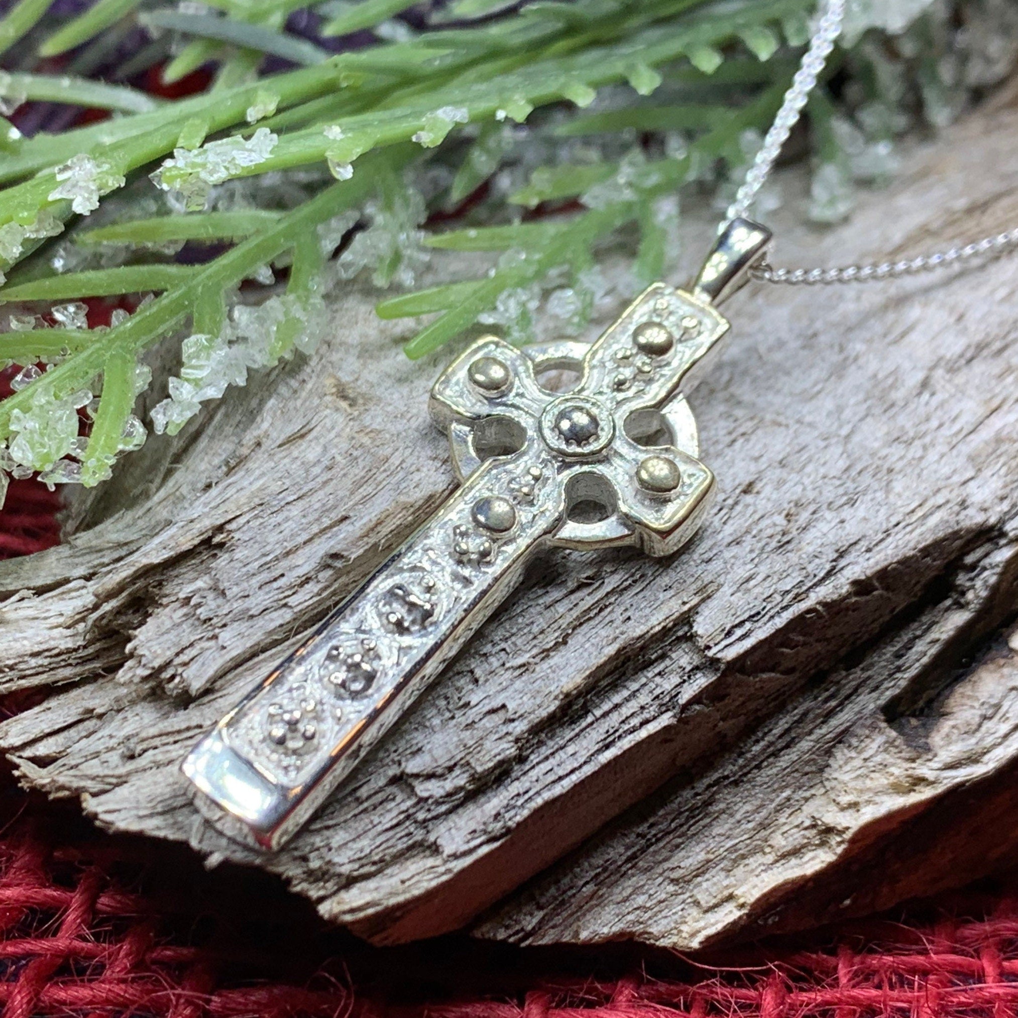 Saint Martin's Scottish Celtic Cross Necklace