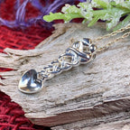 Welsh Loving Arms Love Spoon Necklace