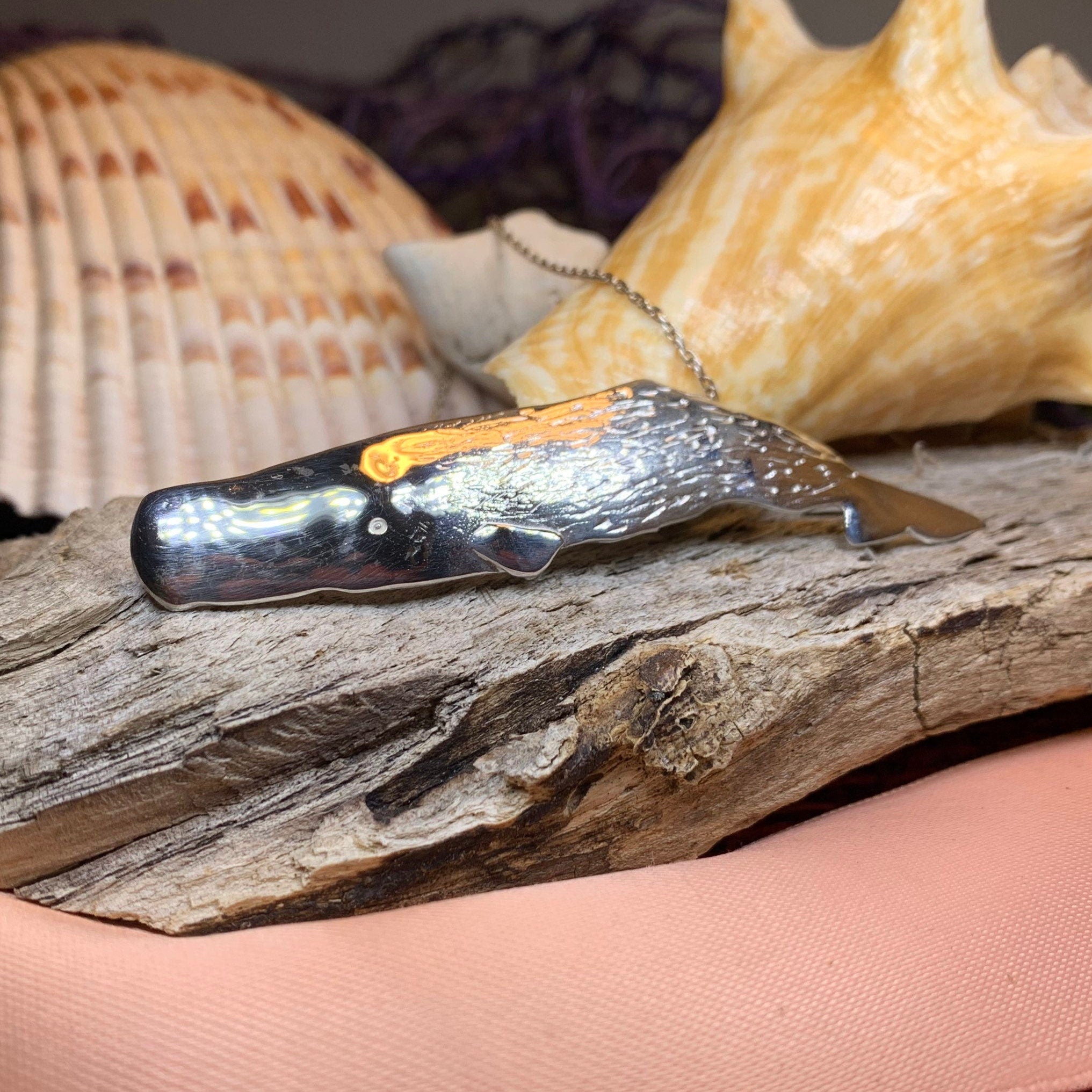 Realistic Sperm Whale Necklace