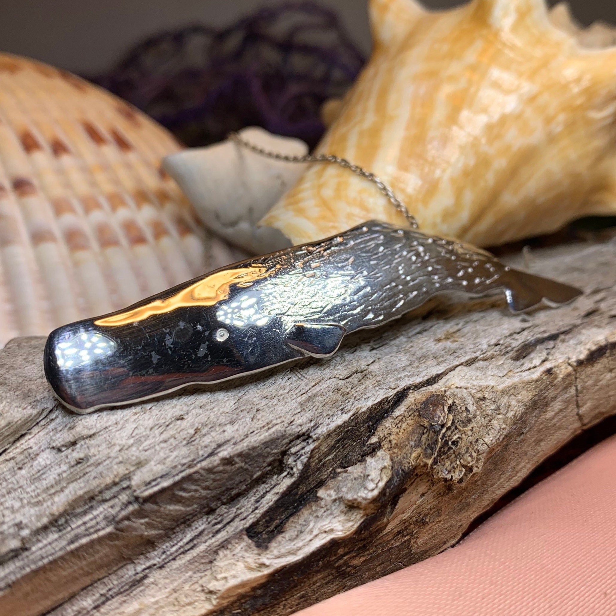 Realistic Sperm Whale Necklace