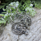 Raven's Moon Celtic Earrings