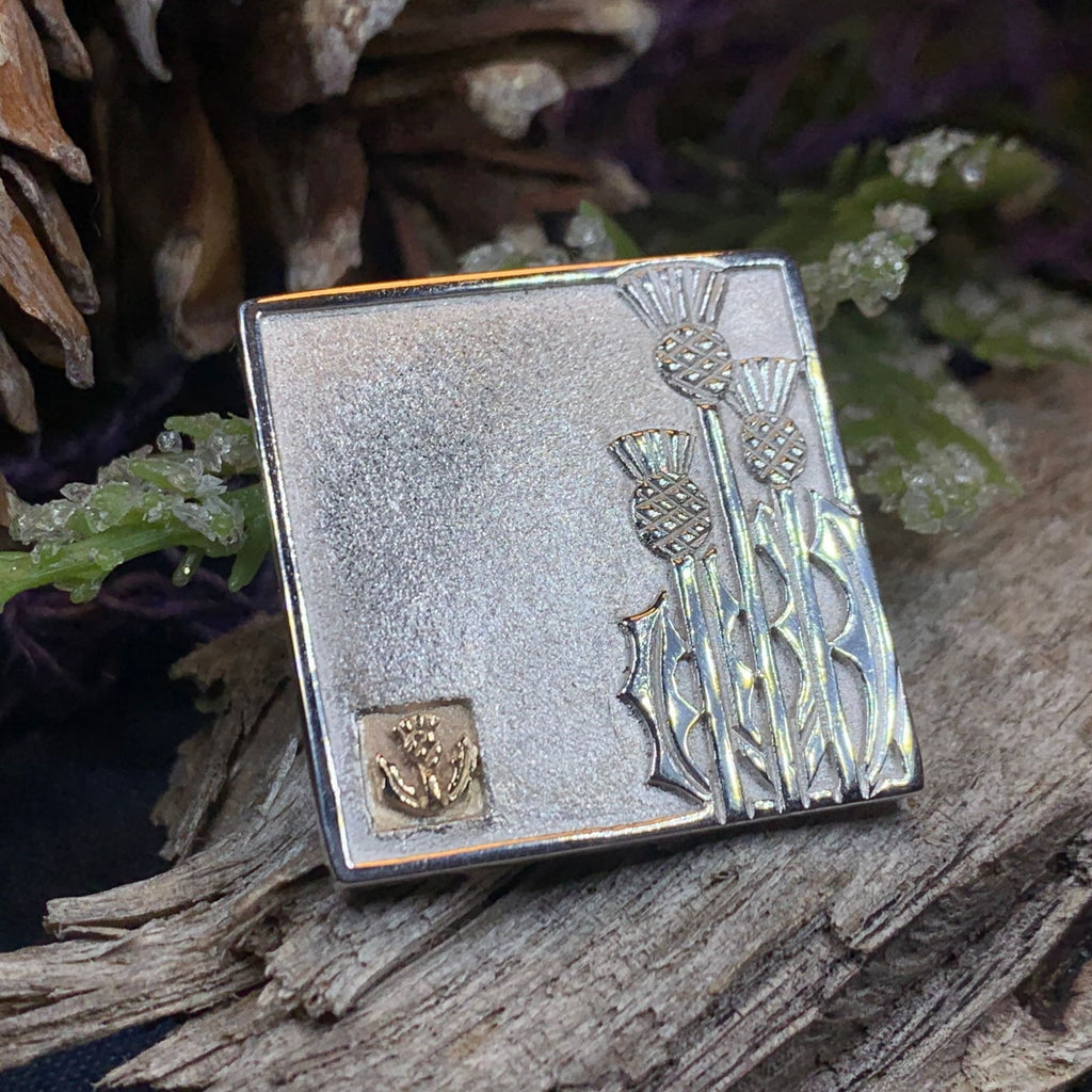 Portlethen Scottish Thistle Brooch