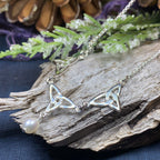 Pearl Celtic Knot Necklace