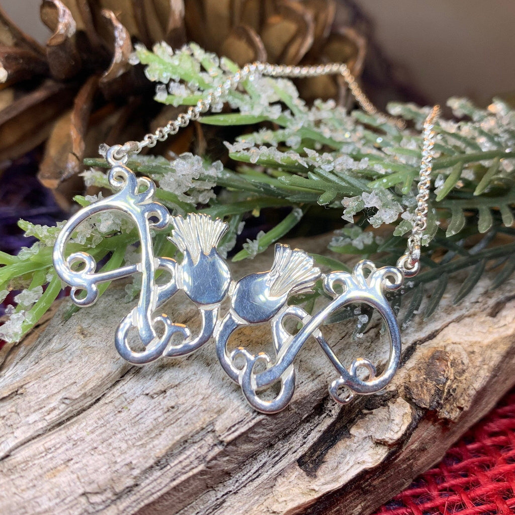 Scottish Meadow Thistle Necklace