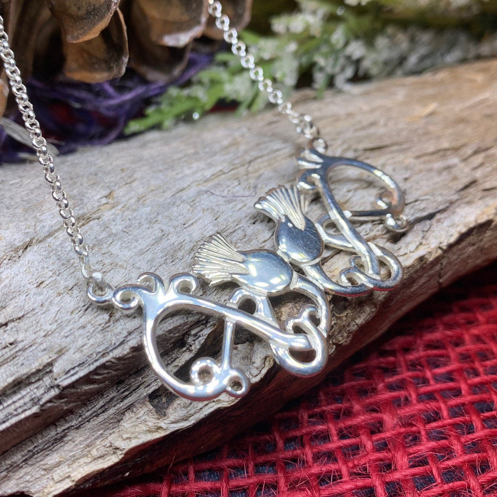 Scottish Meadow Thistle Necklace