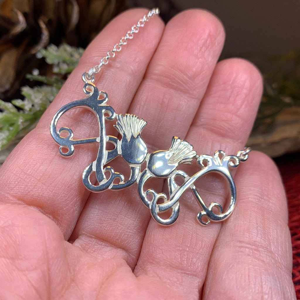 Scottish Meadow Thistle Necklace