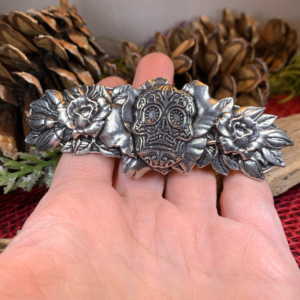 Sugar Skull Hair Clip