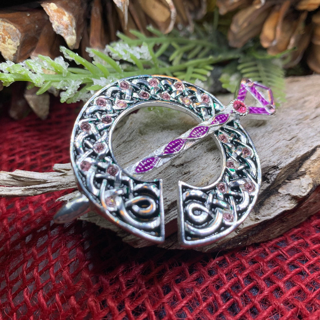 Destiny Celtic Enamel Brooch