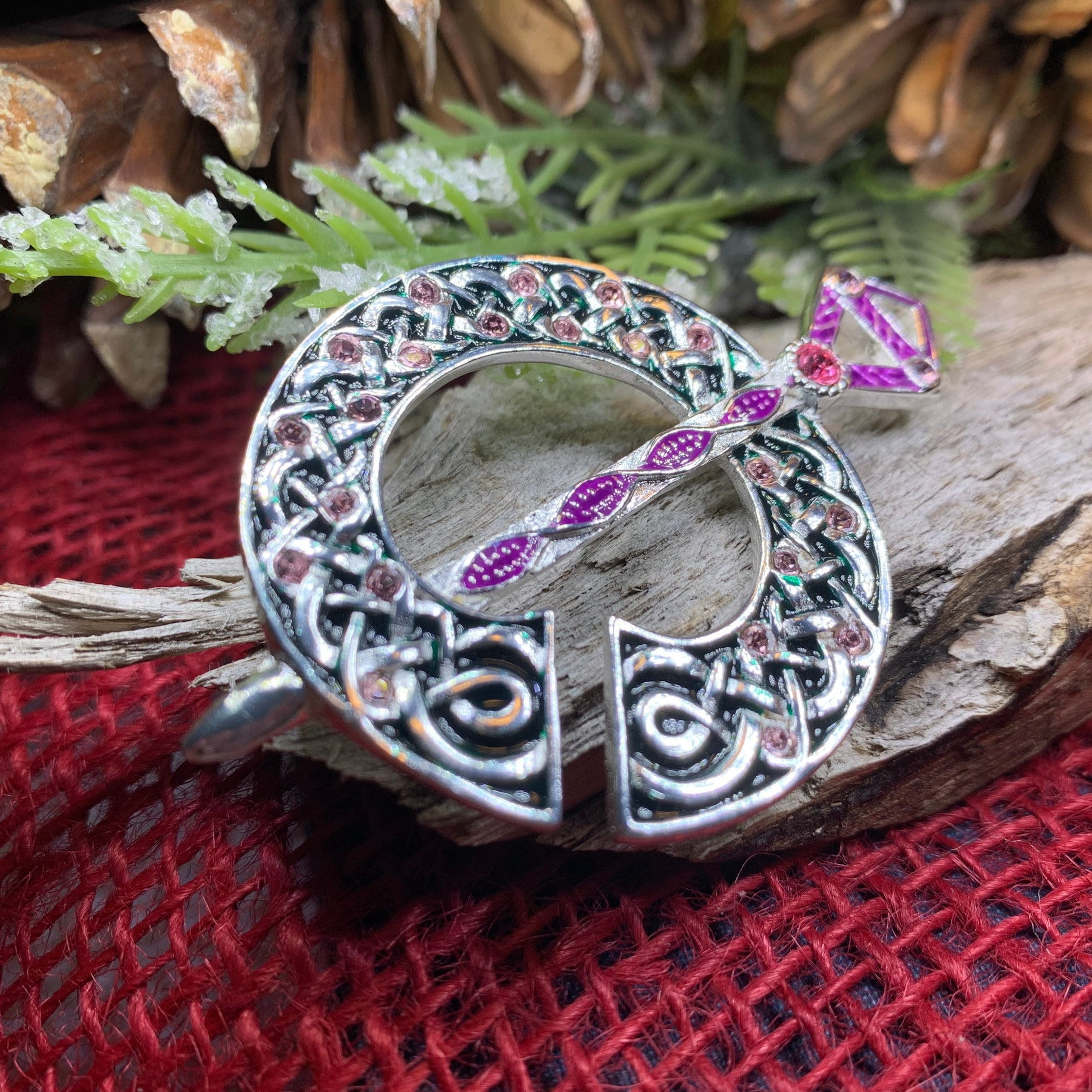 Destiny Celtic Enamel Brooch