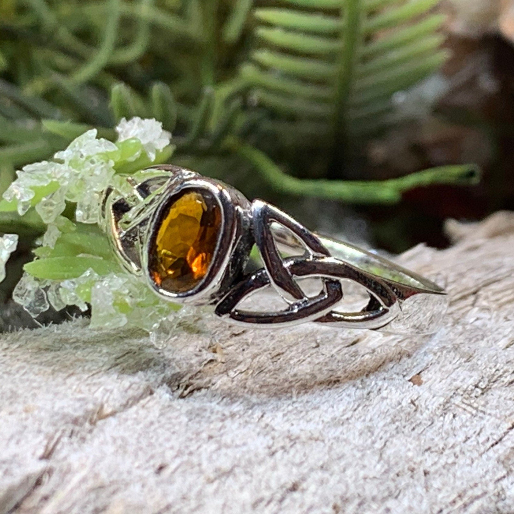 Faelyn Trinity Knot Ring