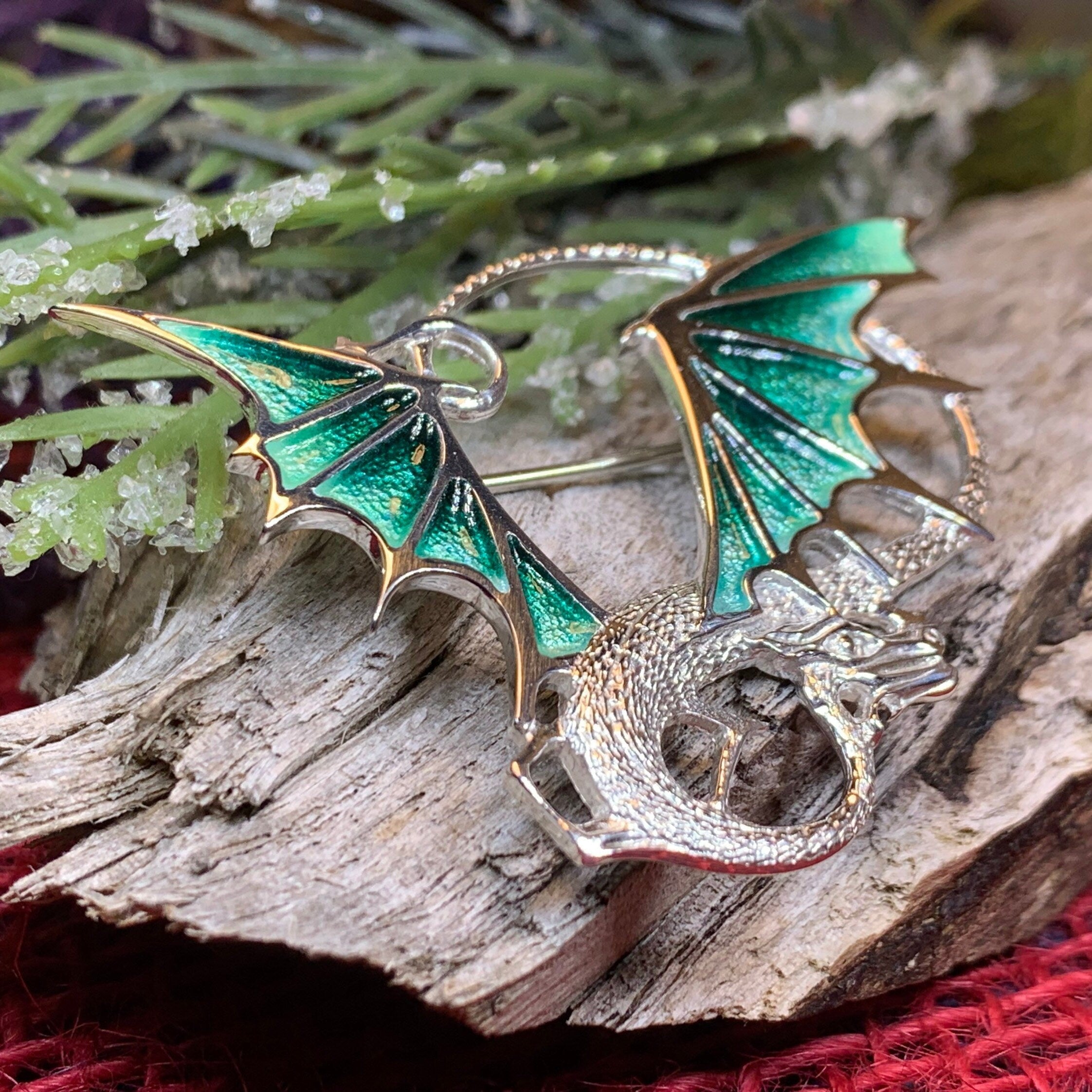 Meadowdancer Dragon Brooch