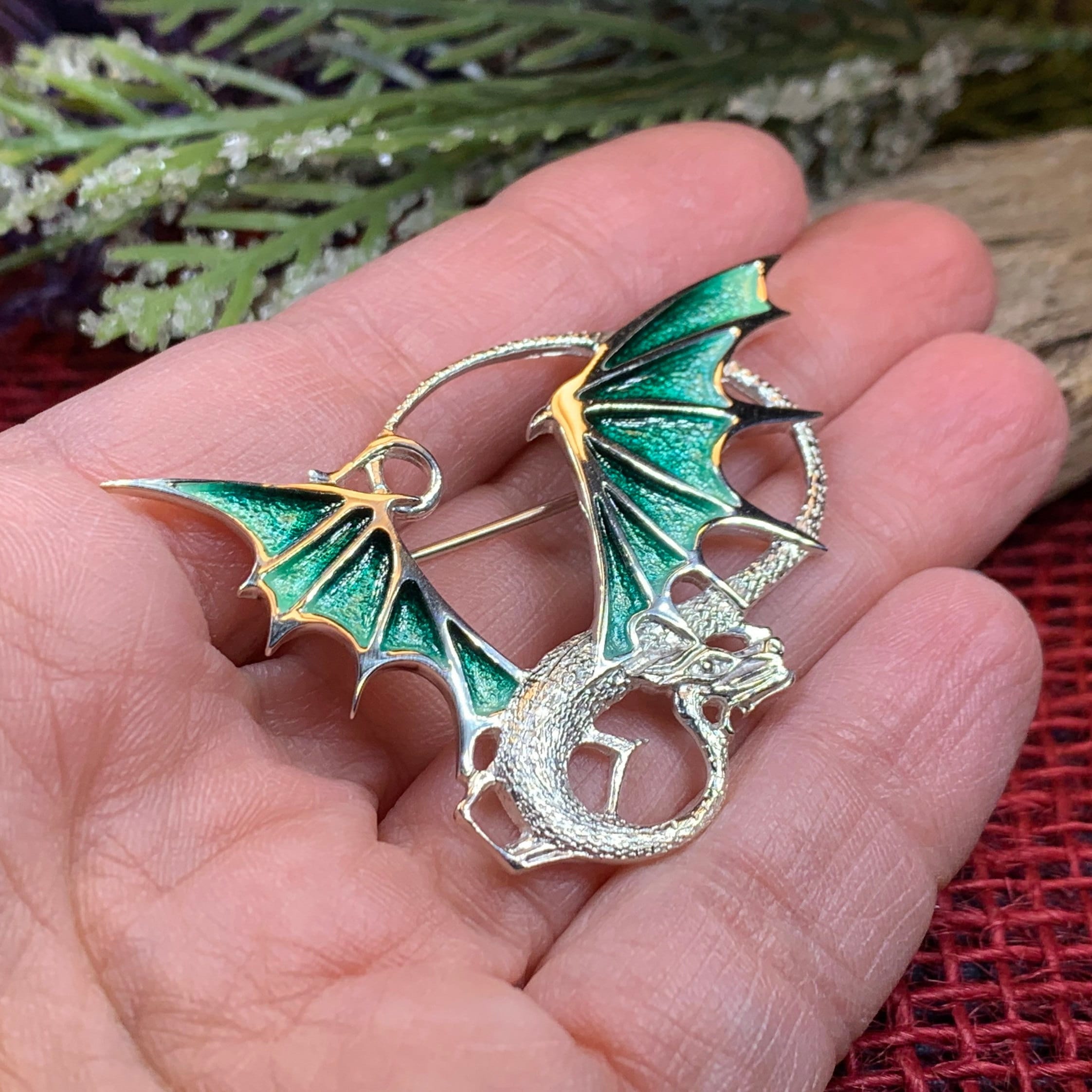 Meadowdancer Dragon Brooch
