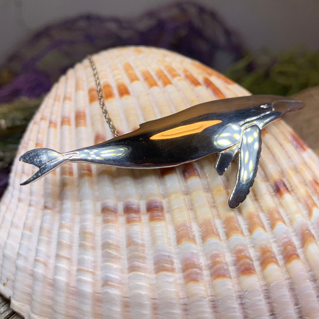 Realistic Humpback Whale Necklace