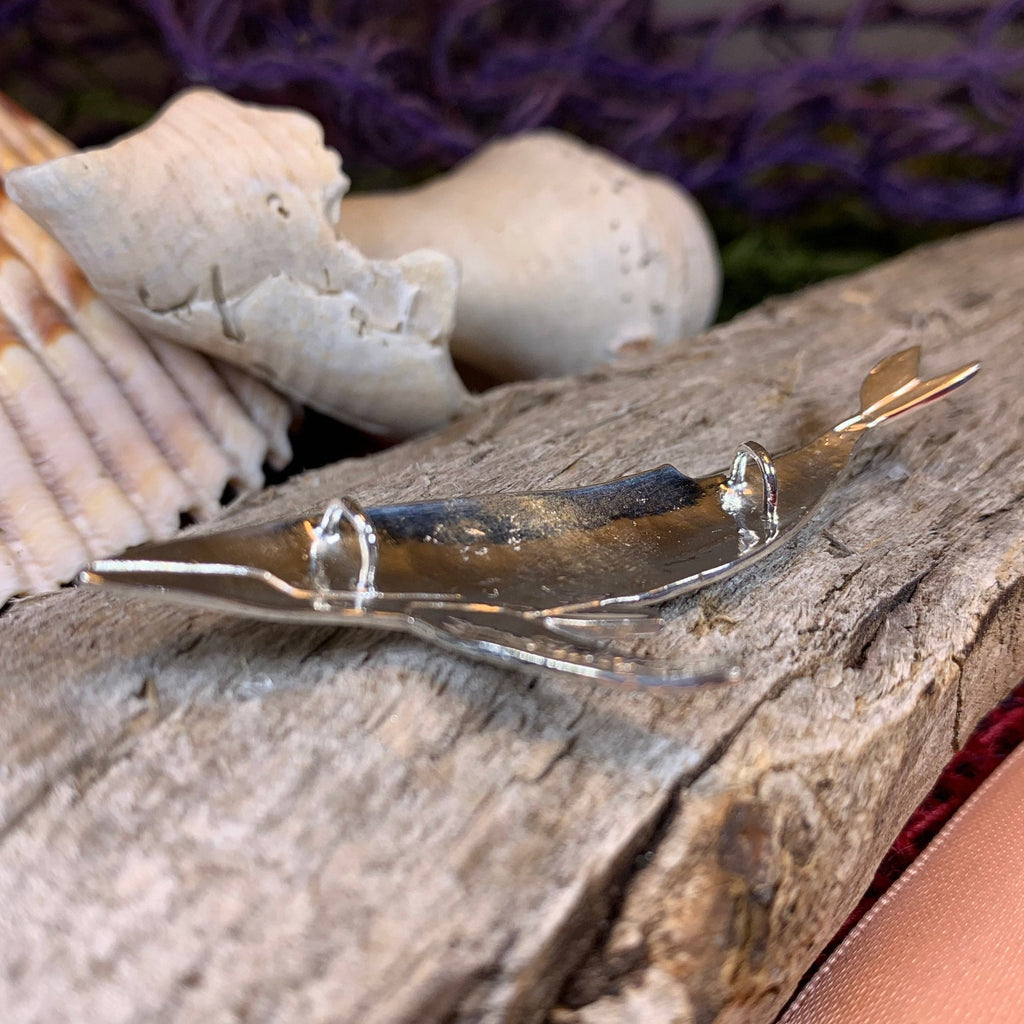 Realistic Humpback Whale Necklace