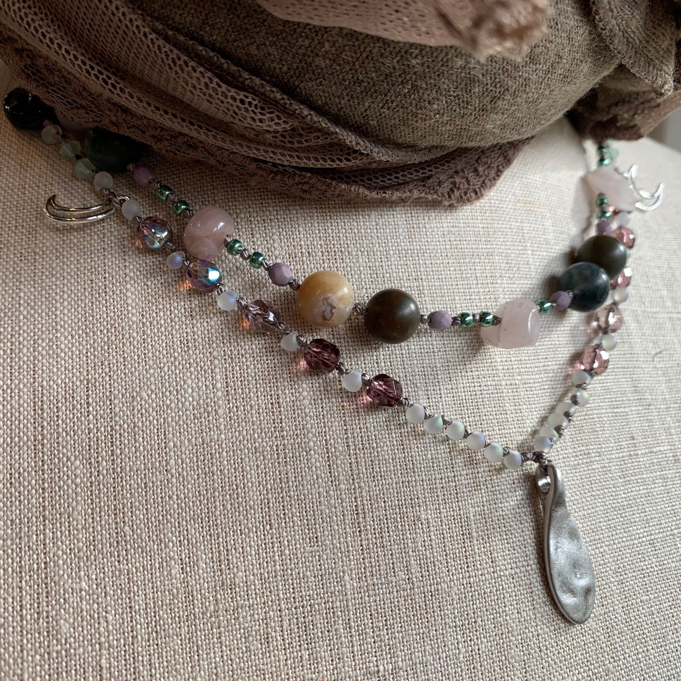 Rosemist Moonrise Long Necklace