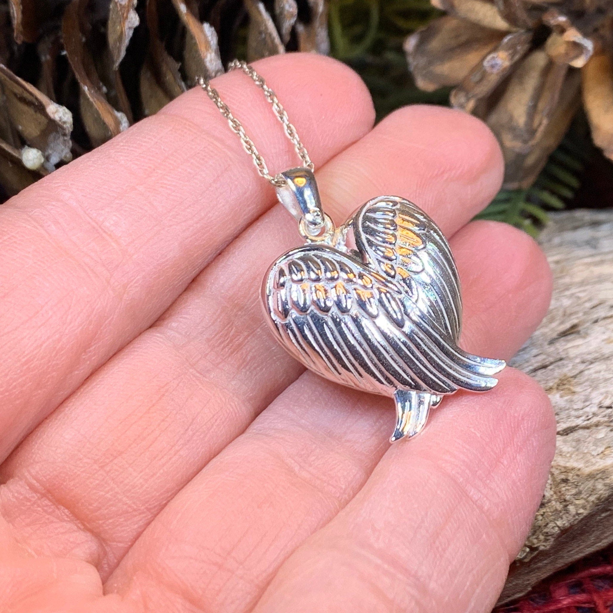 Florent Angel Wings Locket Necklace