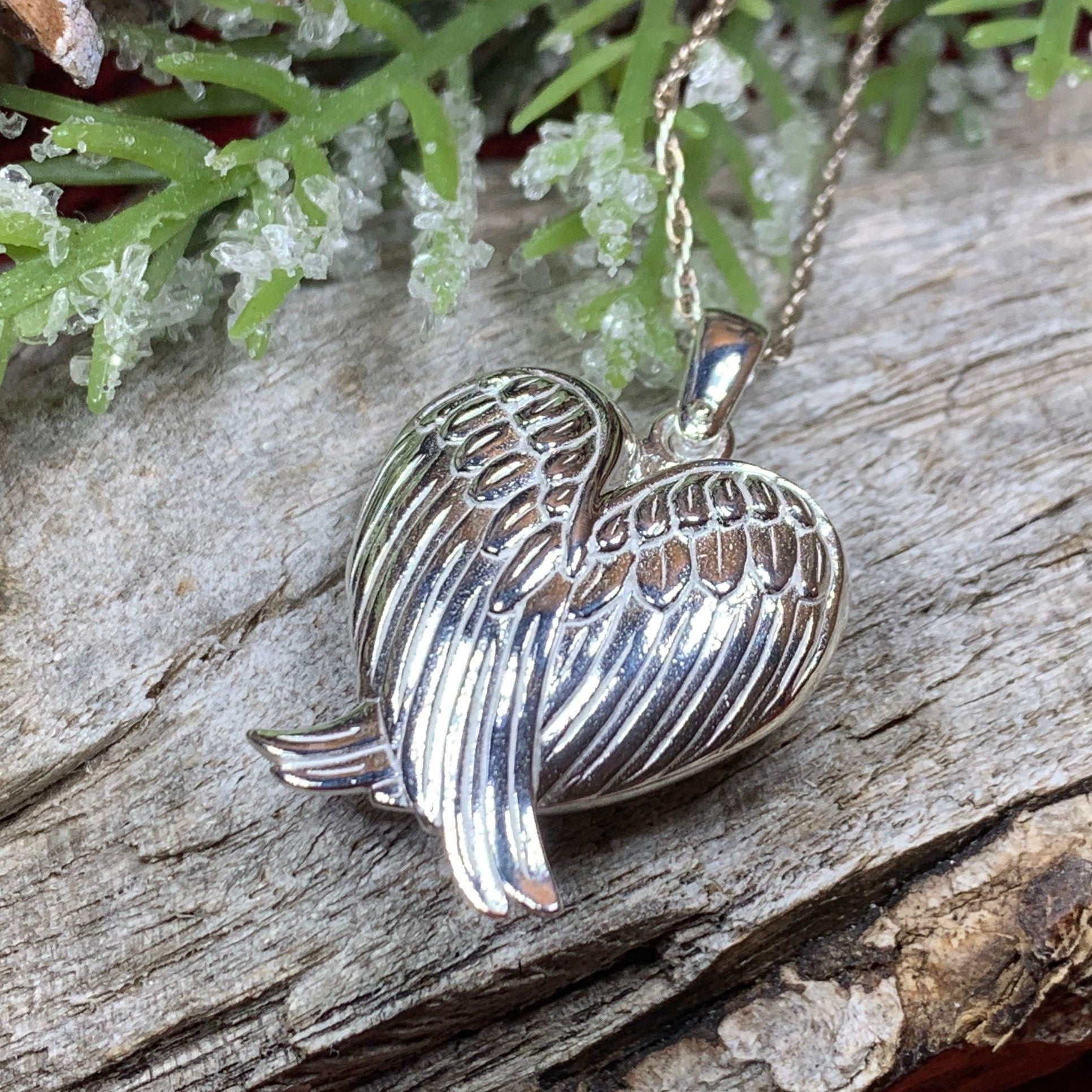 Florent Angel Wings Locket Necklace
