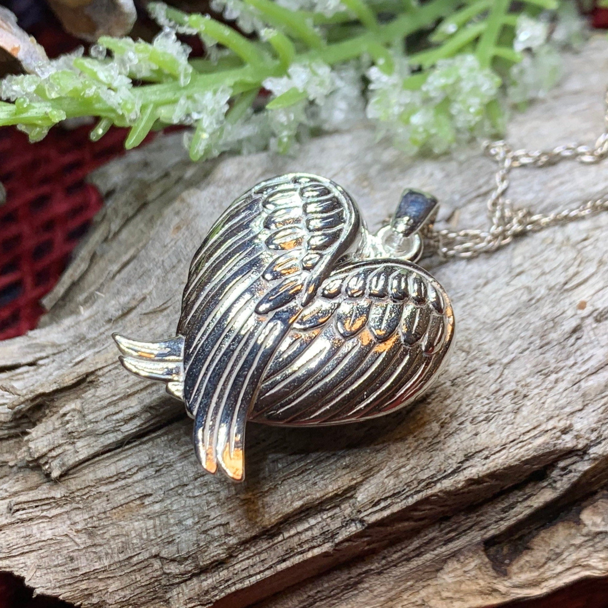 Florent Angel Wings Locket Necklace