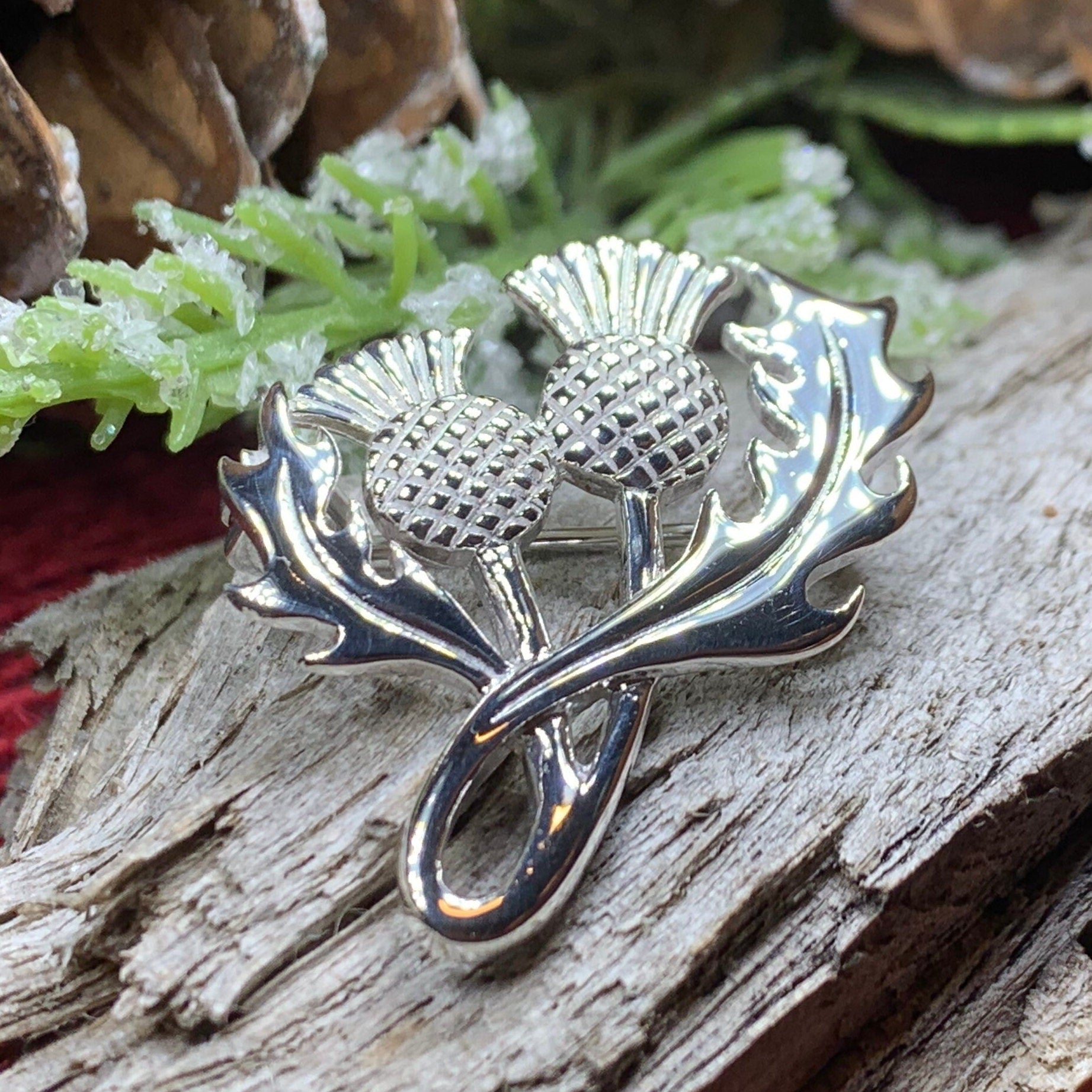 Tanyth Scottish Thistle Brooch
